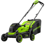 Газонокосилка аккумуляторная GREENWORKS 2520607UA 24V, 33 см, бесщеточная, c 1хАКБ 2Ач