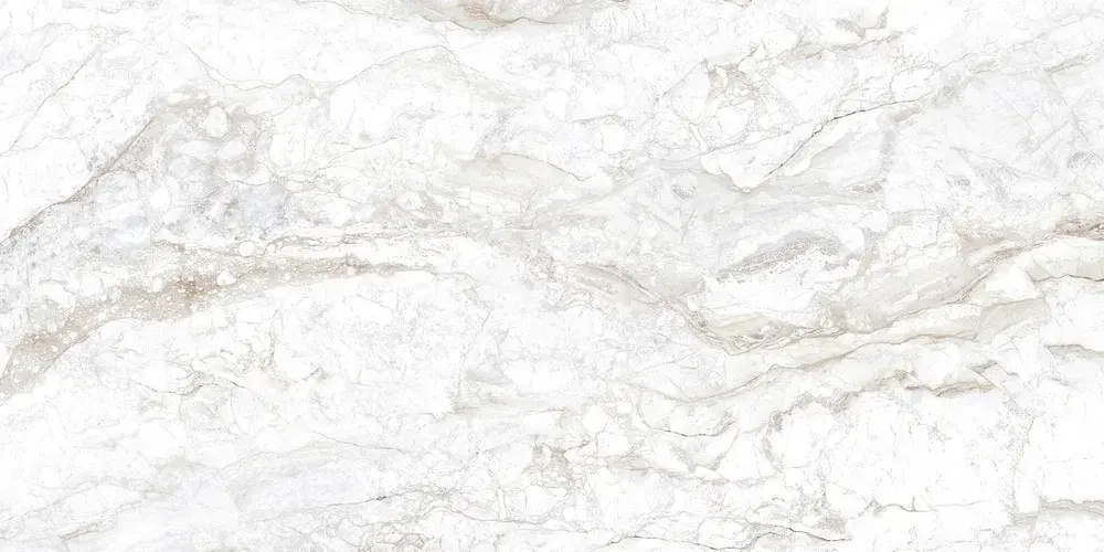 Керамогранит Alma Ceramica GFA114BLG04R Bellagio 114x57 белый сахарный под камень