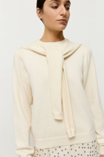 Джемпер из хлопка с кашемиром 2 в 1