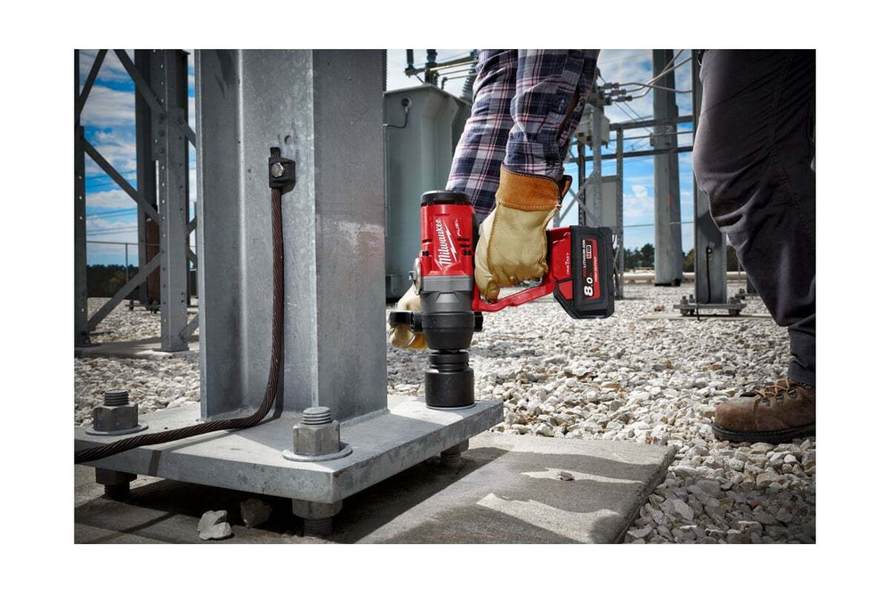 Аккумуляторный импульсный гайковерт Milwaukee M18 ONEFHIWF1-802X ONE-KEY 4933459733