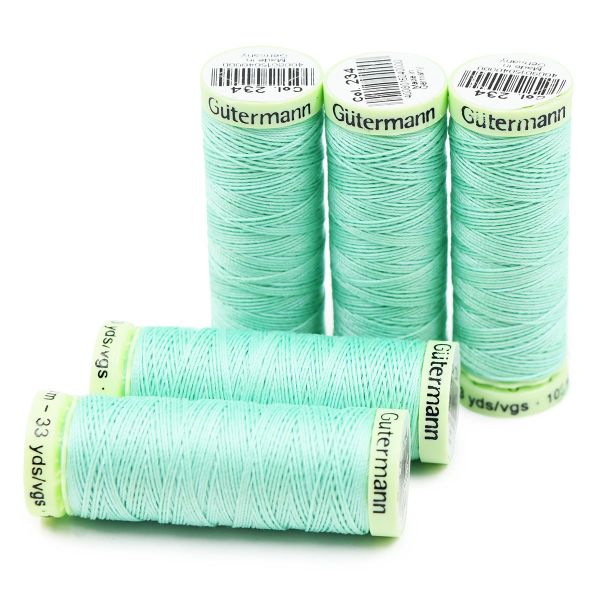 Нитки отделочные Gutermann Top Stitch 30 (30 метров), 5 кат. | 234 мятный