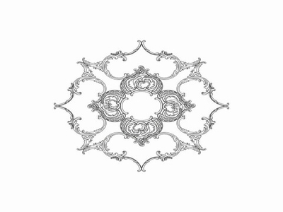 Розетка RODECOR 87037RC 990*990 мм