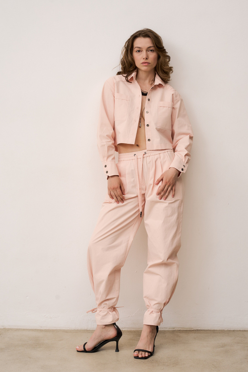 Брюки бананы с завязками