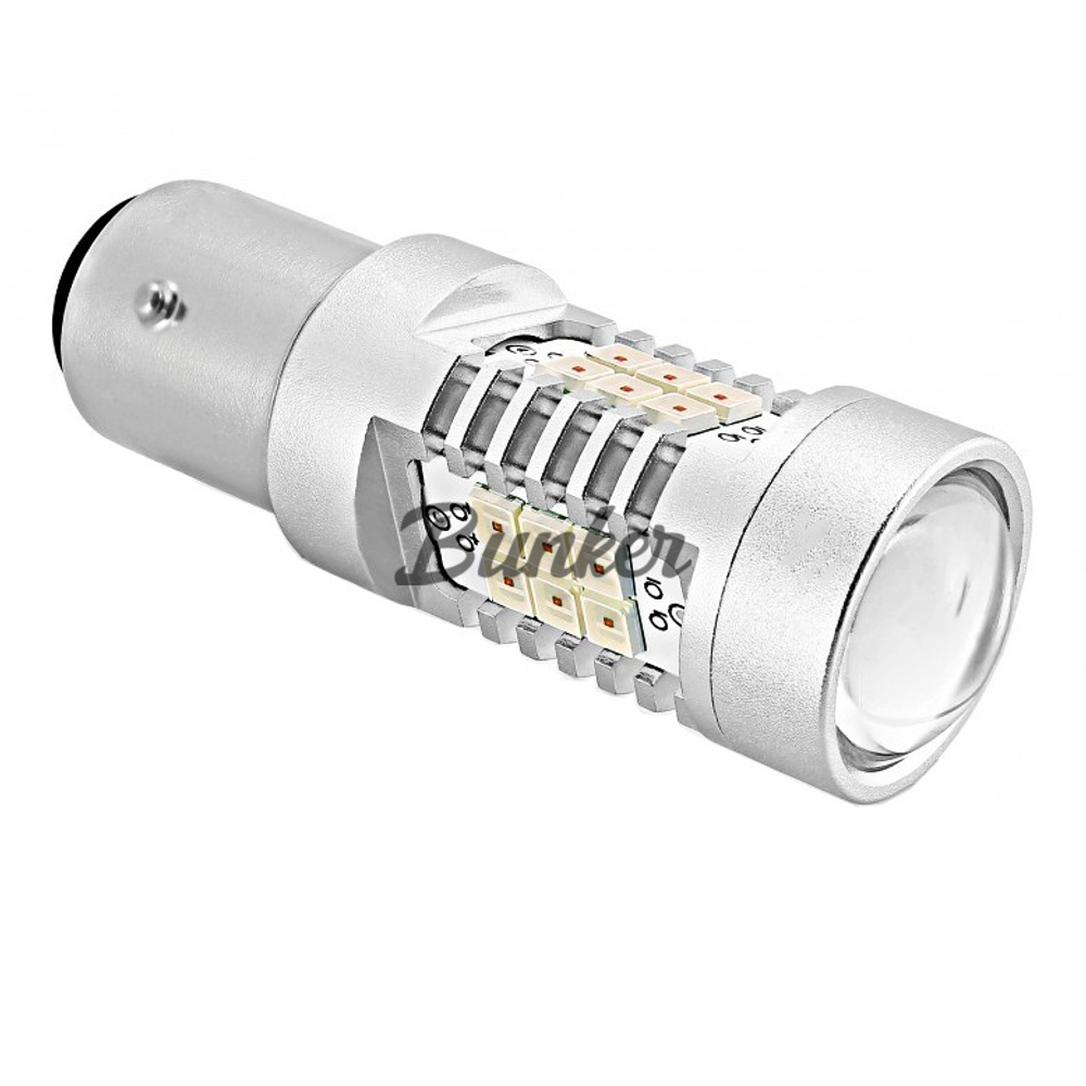 Светодиодная лампа Sariti P21/5W 1157-5GS12 (красный), шт.