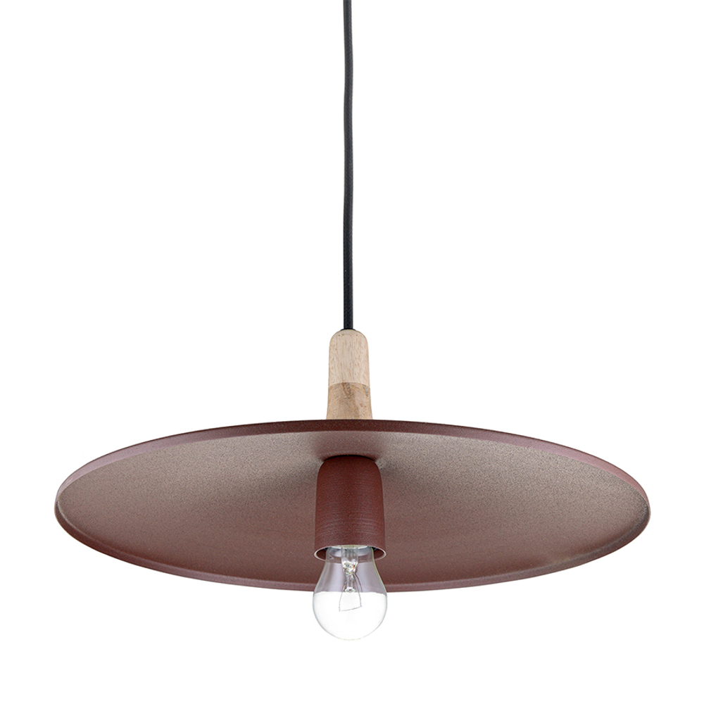Светильник подвесной mango pyor, D40х13 см, сиреневый