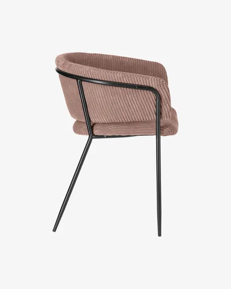 Стул Konnie розовый вельвет