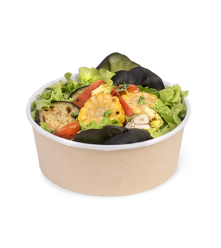 OSQ Упаковка Round Bowl крафт 1300 БЕЗ КРЫШКИ (1/35/210)