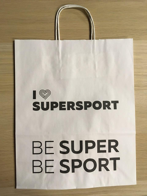 Крафт-пакет "Be Super Be Sport" White