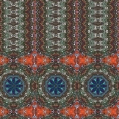 Цветы и орнаментальные полосы
