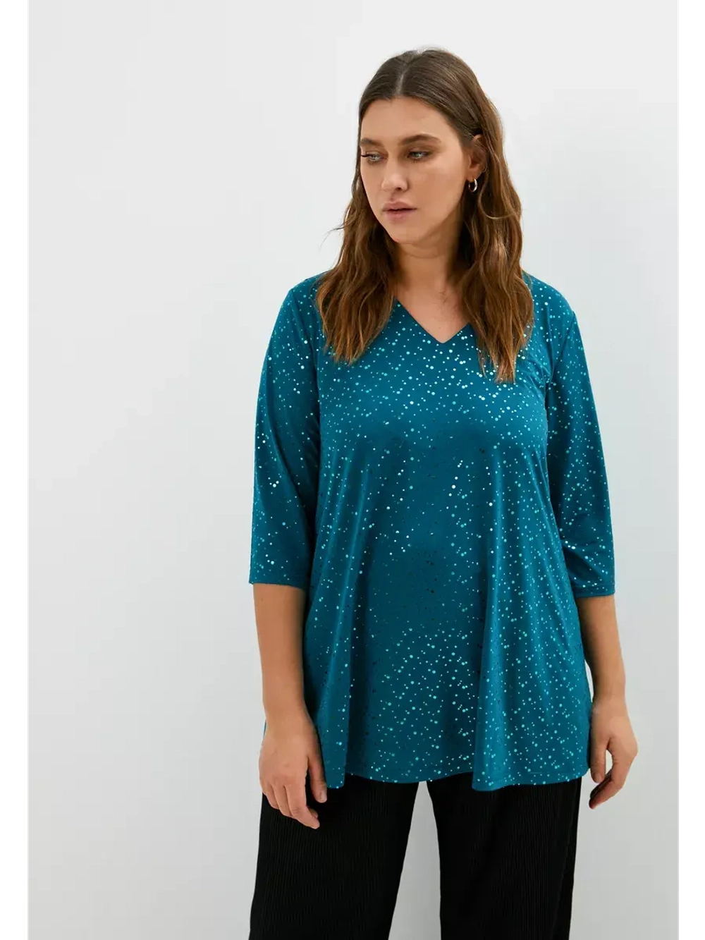 Блузка нарядная большого размера