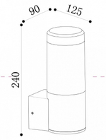 Светильник на штанге Maytoni Koln O590WL-L8B4K