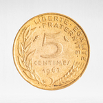 France, 5 Centimes 1967, VF