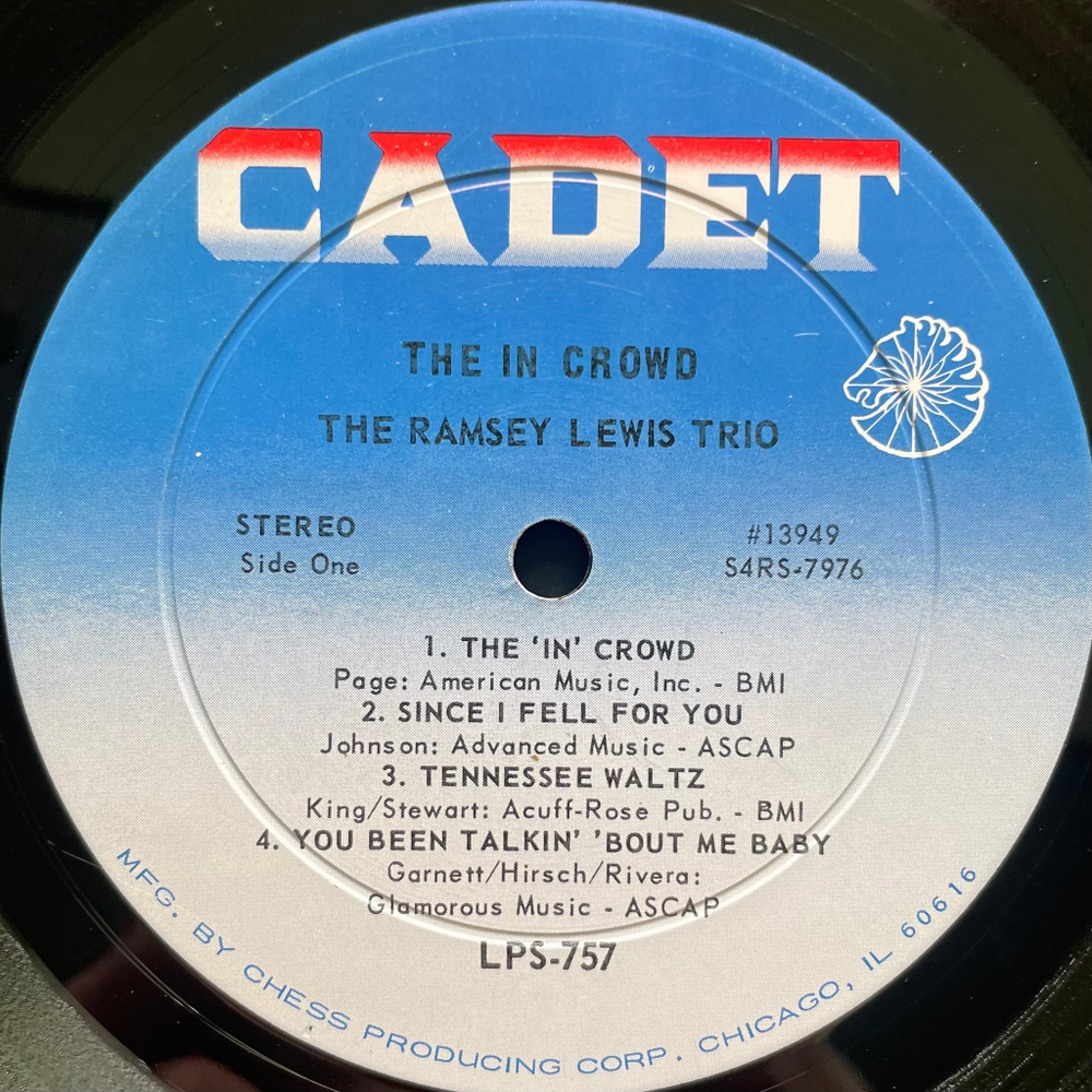 The Ramsey Lewis Trio ‎– The In Crowd (США 1965г.)
