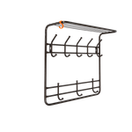 Вешалка 2-х ярусная 60 см арт.ВСП 8 М (медный антик)
