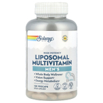 Solaray, липосомальные мультивитамины для мужчин, высокая эффективность, 120 растительных капсул