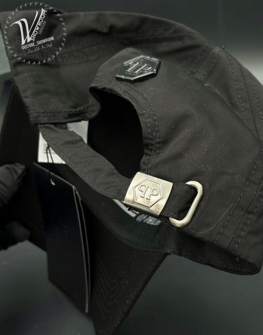 Бейсболка Philipp Plein Skull Bones премиум