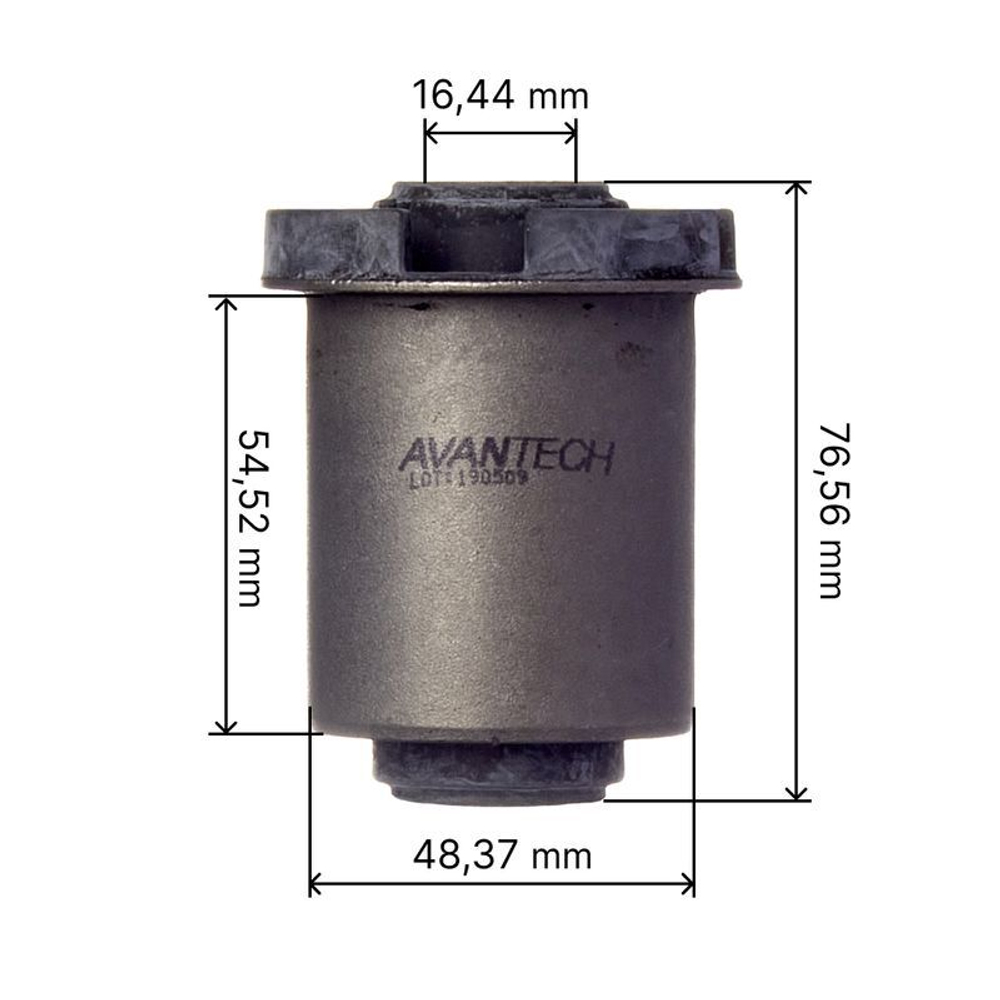 Сайлентблок переднего нижнего рычага задний Avantech ASB0532