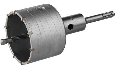 ЗУБР 80 мм, SDS - plus, 10T, коронка по бетону с оснасткой (2918-80)