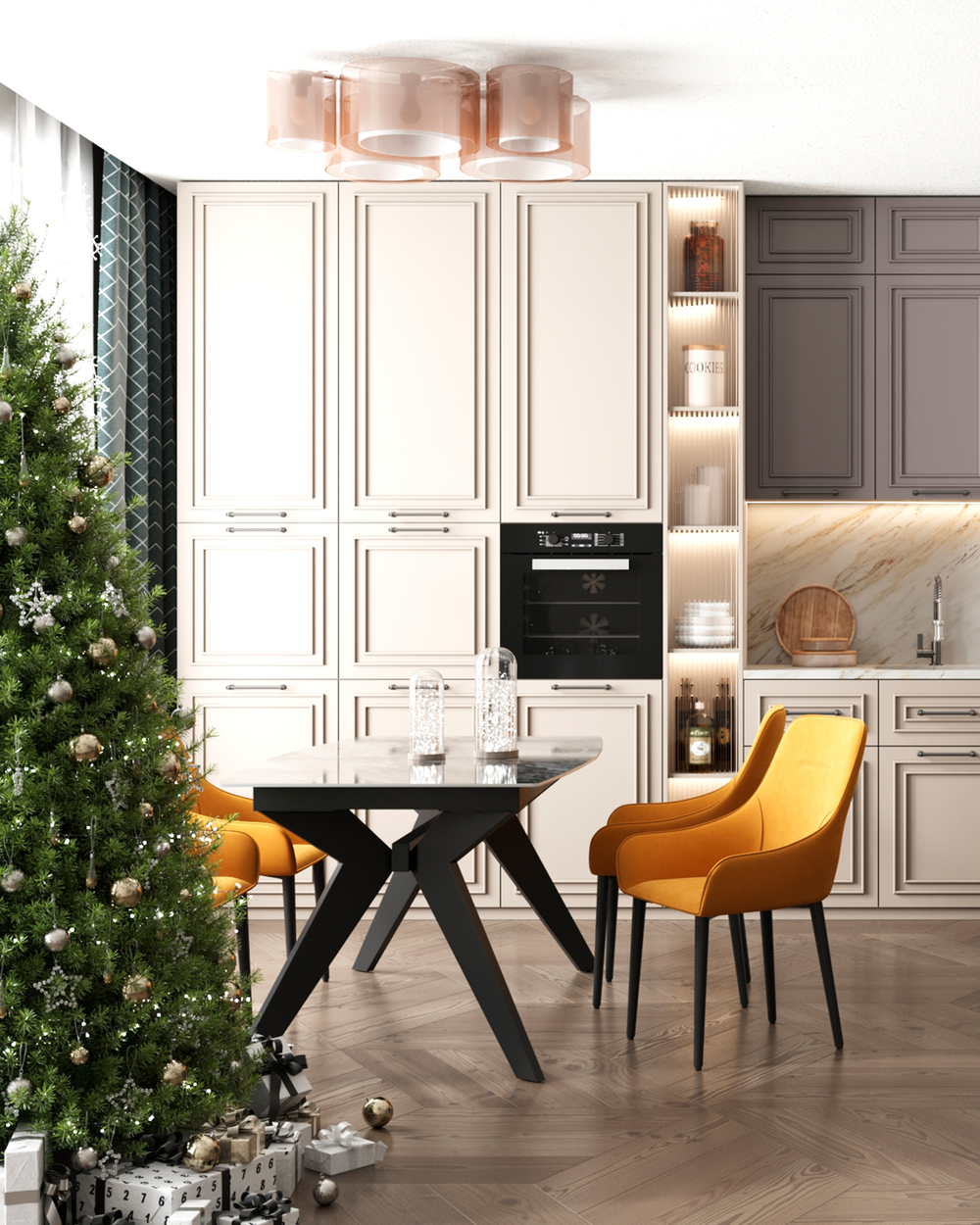 Светильник потолочный Moderli V10624-5C Room