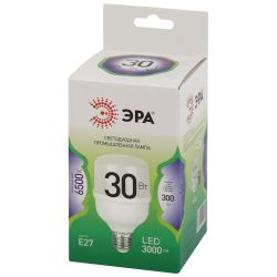 Лампа светодиодная ЭРА GREEN LINE LED POWER T70-30W-865-E27 GL Е27 30 Вт колокол холодный свет