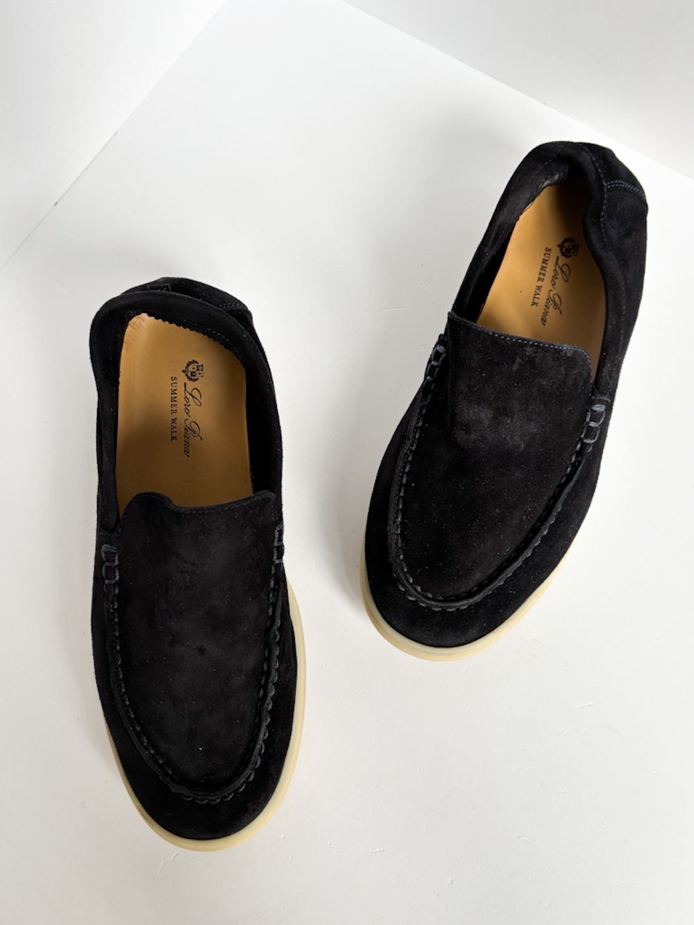 Замшевые туфли Loro Piana, 34