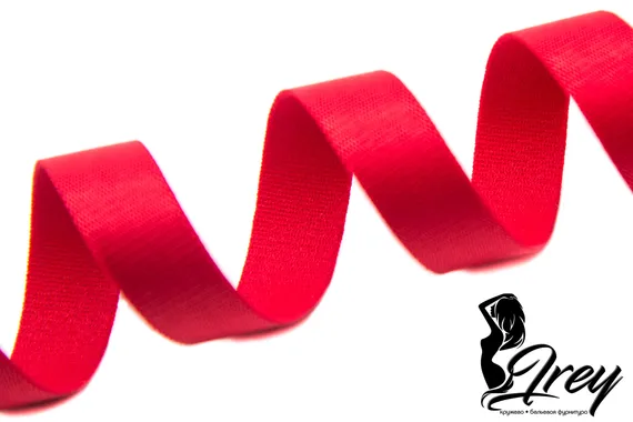 100 640/15 Бретель Lauma 15 мм, красный 100