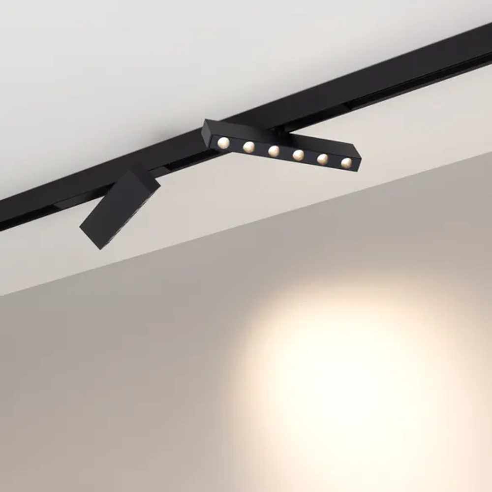 Светильник MAG-DOTS-FOLD-25-S200-6W Warm3000 (BK, 30 deg, 24V) (Arlight, IP20 Металл, 5 лет) 034217
