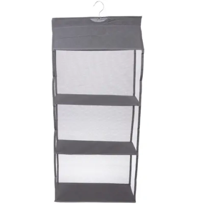 Органайзер подвесной для хранения вещей «ИДЕЯДОМА», цвет серый, 3 секции, 89*40*17см