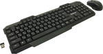 Клав+мышь беспров Defender Jakarta &lt;C-805&gt; Black (Кл-ра,М/Мед,USB,FM+Мышь 4кн,Roll,Optical,USB, FM)
