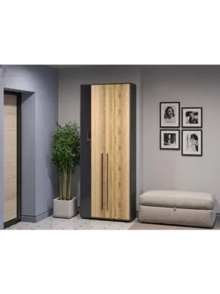 Шкаф для одежды Черный 86х53х220 см