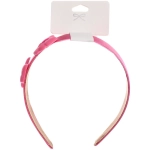 Ободок для волос детский «БАМБИ БУМ», бантики, цвет розовый, лавандовый и голубой, 3см