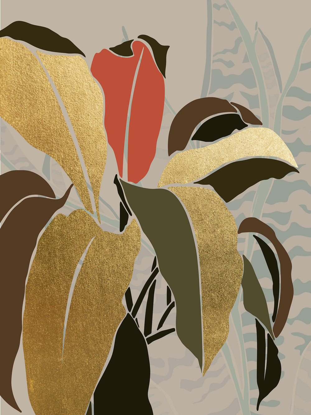 Дизайнерские обои Wall Street Gold Set