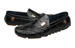 CKVUSAMG Cow Split Leather Gommino Loafers Men"s