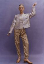 Oriental purple jacket