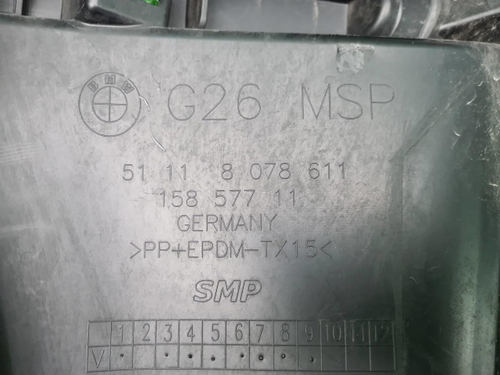 Кронштейн перед. бампера BMW 4er G26 20-нв M-paket