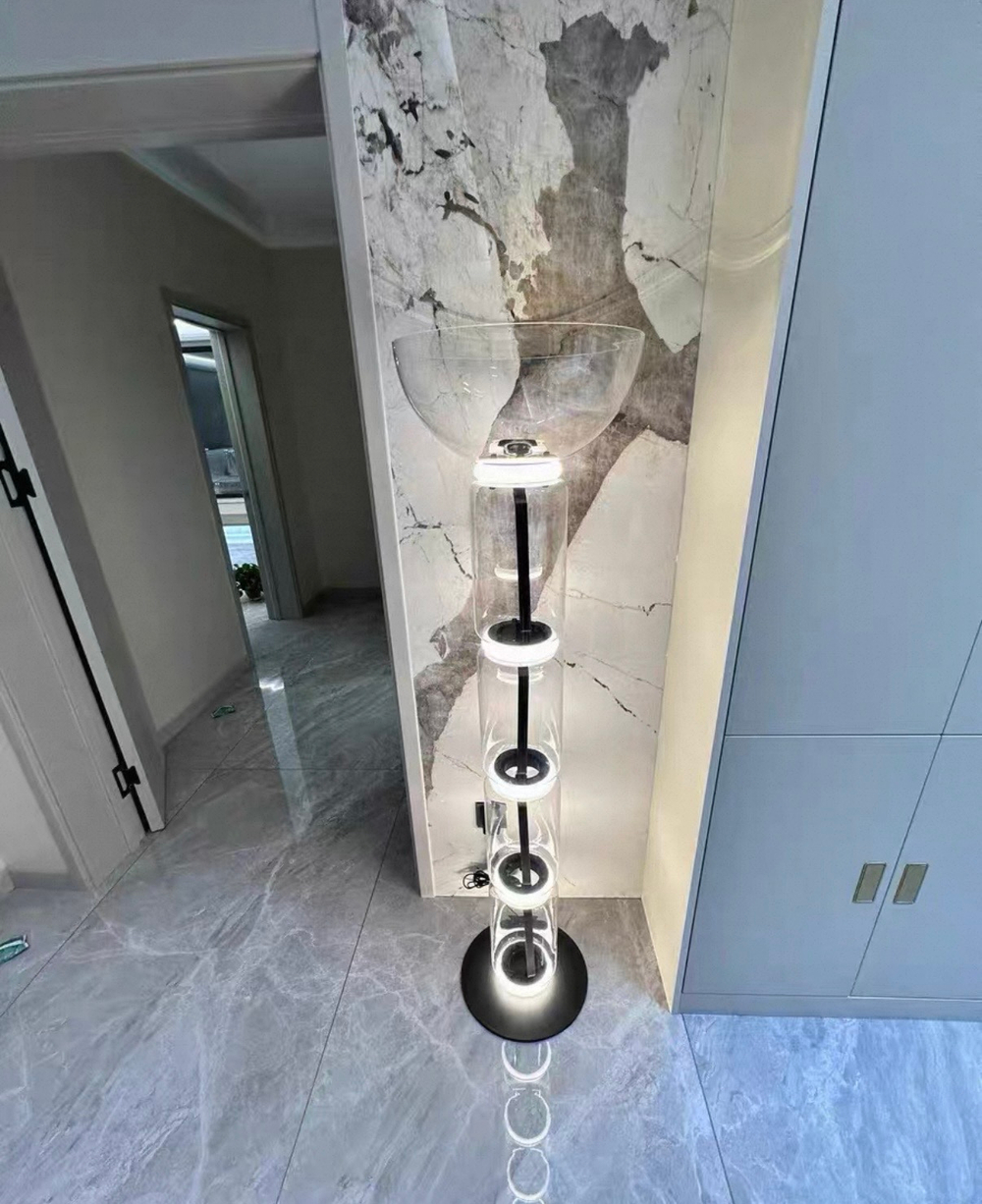 Floor design lamp Noctambule Bowl by Flos