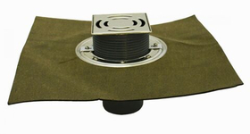 Трап для балконов и террас HL3100TH с вертикальным выпуском