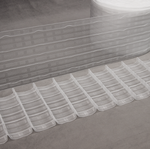 Шторная лента 4457MP/soft (1:1,5) Oz-is Premium прозрачная 11,8 см/50 м (8 карманов, корд-5 лески)