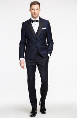 Мужской смокинг (темно-синий) В51