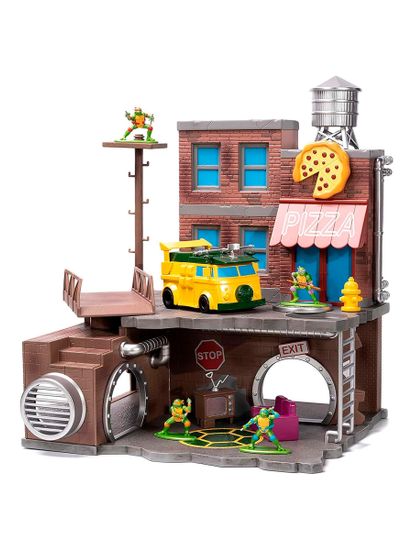 Набор фигурок Nano Черепашки-ниндзя Nanoscene 4шт 34679