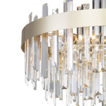 Citilux Лаура CL301282 Люстра хрустальная подвесная Шампань