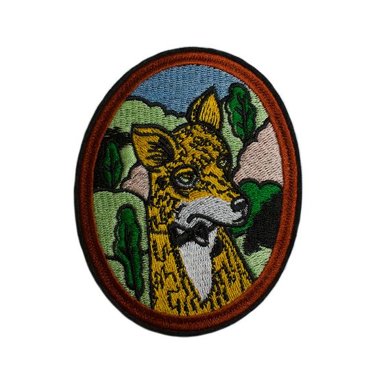 Нашивка термоаппликация на одежду и на рюкзак. Mr Fox, Лиса