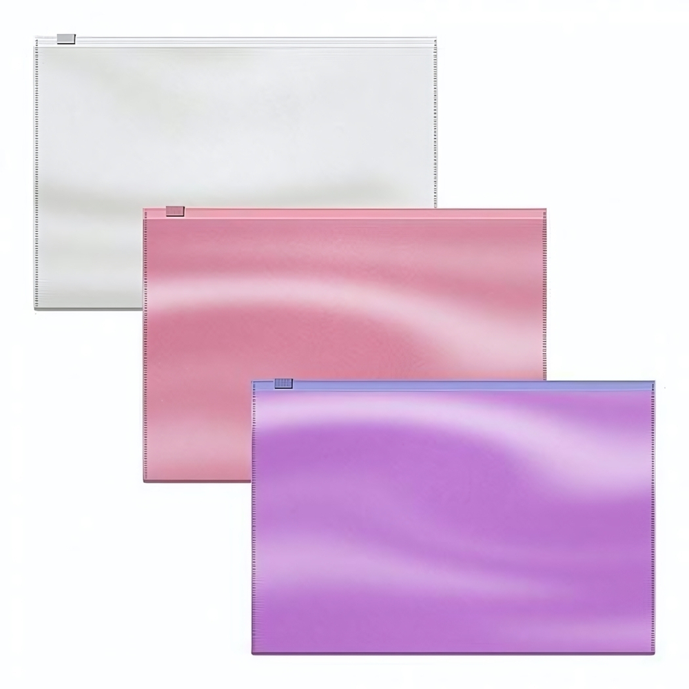 Zip-пакет пластиковый B5, Glossy Candy, ассорти (Erich Krause)
