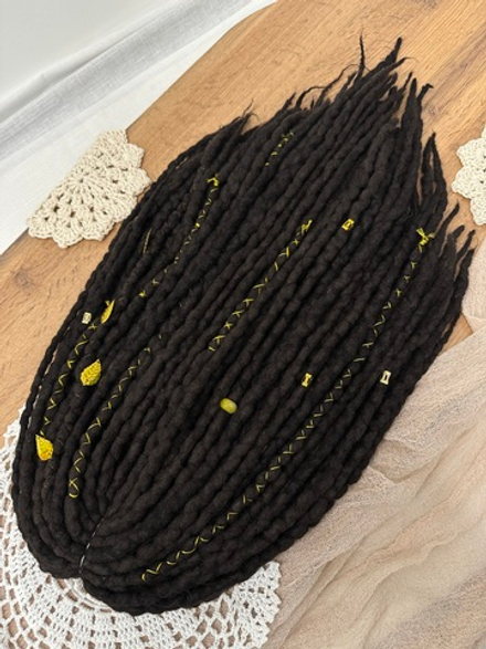 Фактурные войлочные дреды