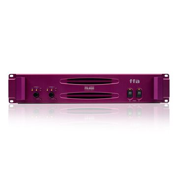 FUNKTION‑ONE FFA‑8000 четырёхканальный усилитель мощности (класс D), 4 × 800 Вт (8 Ом), 4 × 1500 Вт (4 Ом).