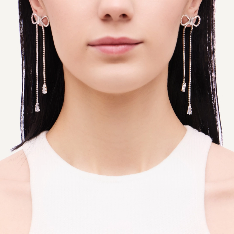 Серьги Бриллиантовые Сумерки – Серебро