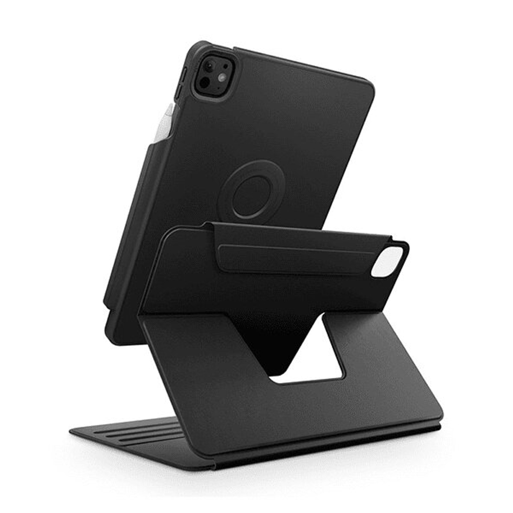 Чехол Uniq для iPad Pro 13 (2024) ROVUS SnapMount Magnetic 360 Rotating Detachable, Black (PDP13(M4)-ROVSNDBLK)