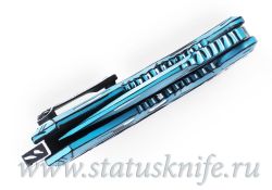 Нож Heretic Knives Medusa Auto MagnaCut Turquoise Cel Shading Limited Editionфотография - 8