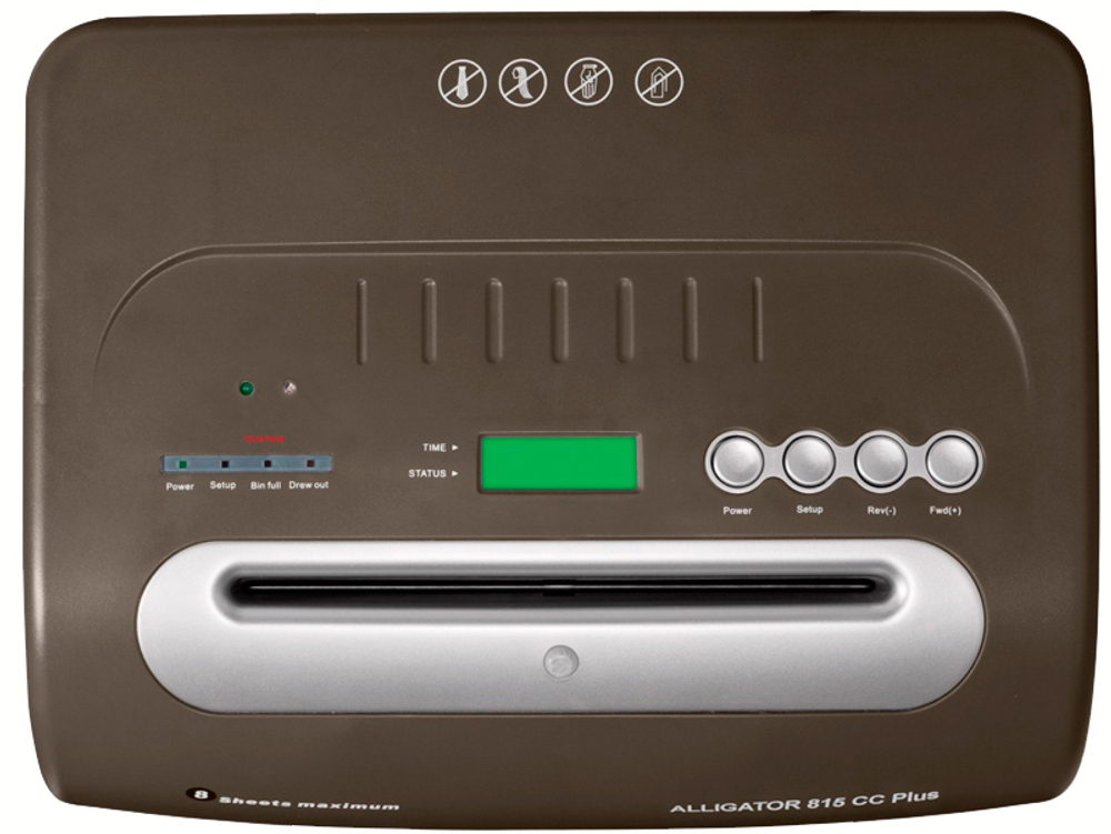 Уничтожитель документов ProfiOffice Alligator 815 CC+