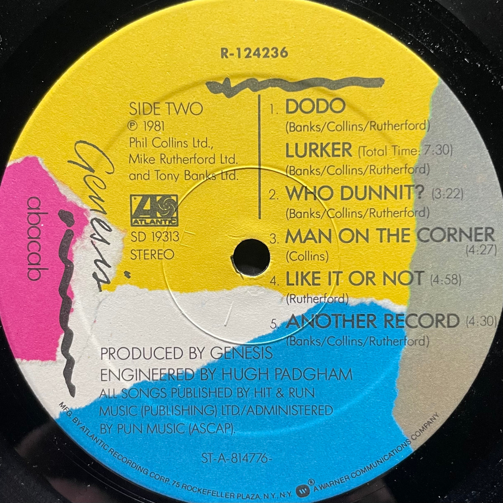 Genesis – Abacab (USA 1981г.)